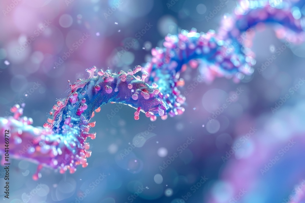 Zinc Finger Motif: A close-up of the zinc finger motif in a protein, demonstrating its role in DNA binding and gene regulation Zinc Finger Motif: A close-up of the zinc finger motif in a protein, demonstrating its role in DNA binding and gene regulation