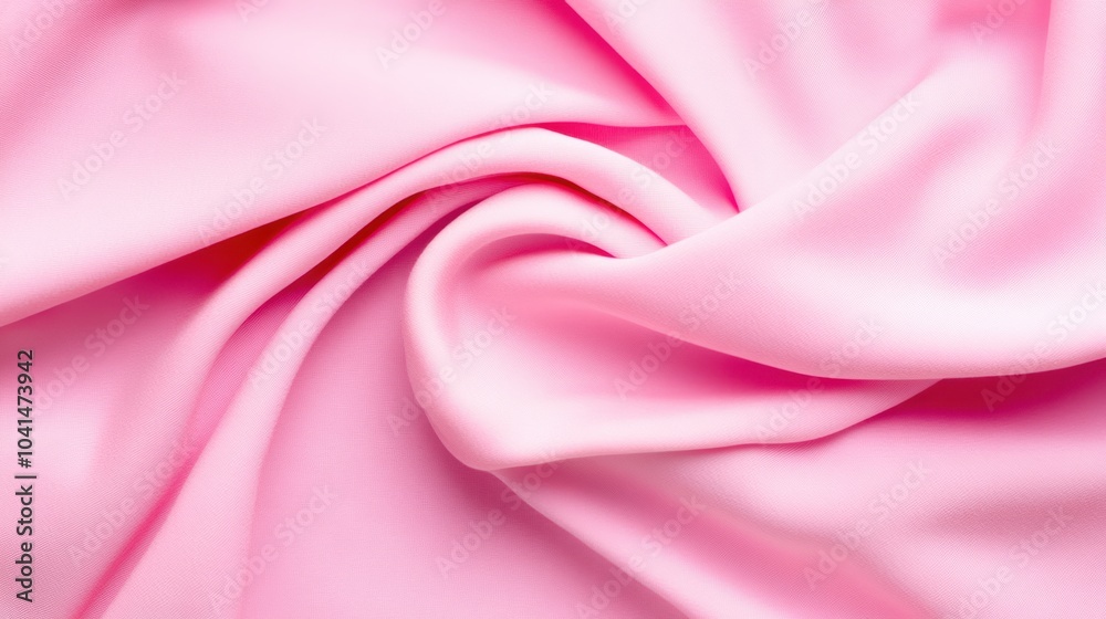 Obraz premium Soft Pink Silk Drape: A luxurious, ethereal fabric with a delicate, swirling pattern, perfect for adding a touch of elegance to any design.