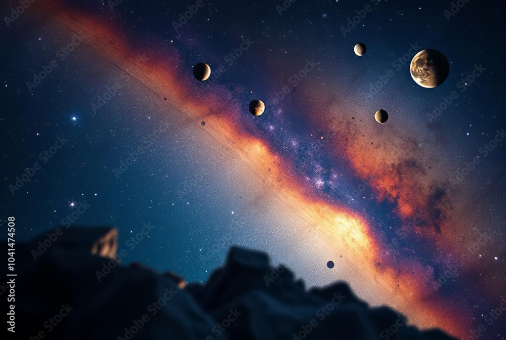 Celestial Awakening Stars and planets seem closer inspiring awe Celestial Awakening Stars and planets seem closer inspiring awe