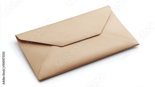 Minimalist Kraft Paper Envelope for Eco-Friendly Packaging and Mailing