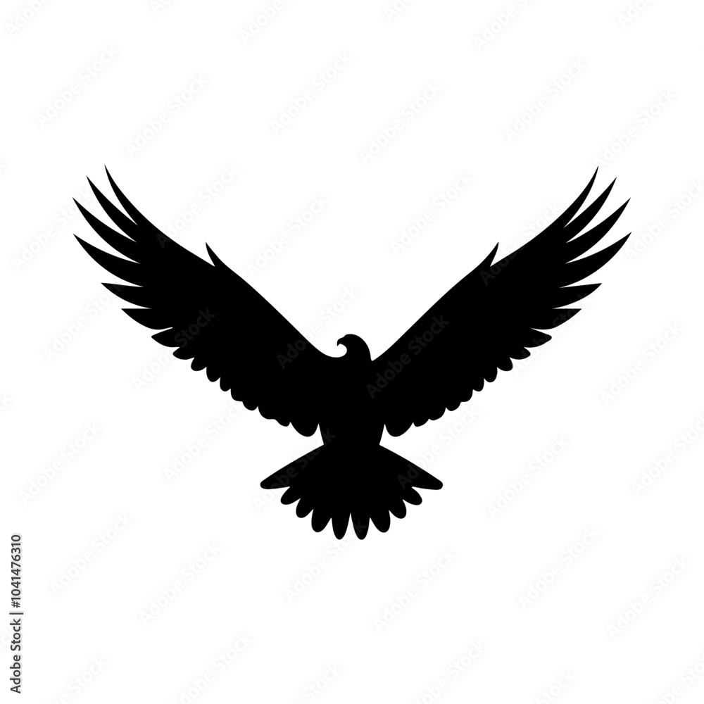 Naklejka premium Silhouette of a Condor vector, Condor illustration