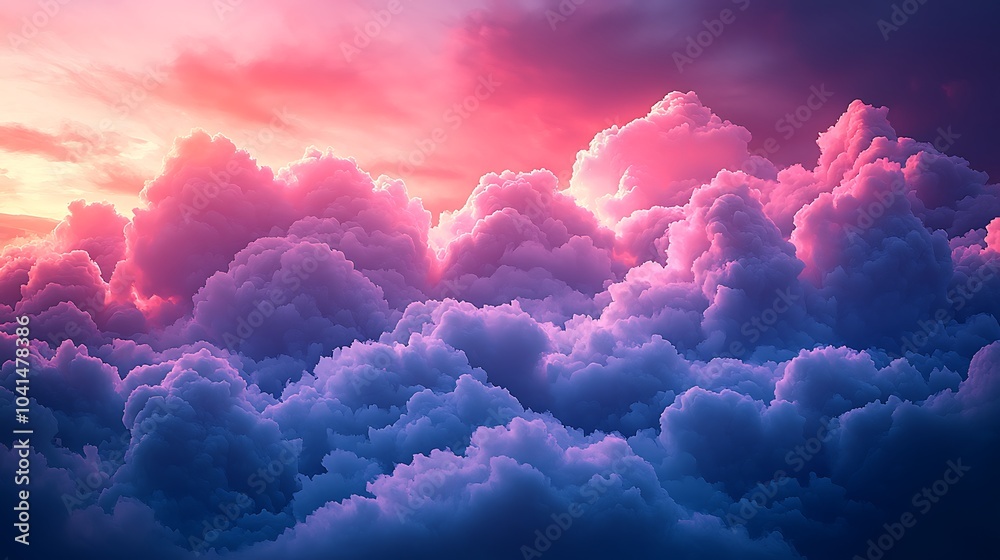 Cloudscapes with Vivid Colors, Dramatic Sky, Sunset Light Cloudscapes with Vivid Colors, Dramatic Sky, Sunset Light