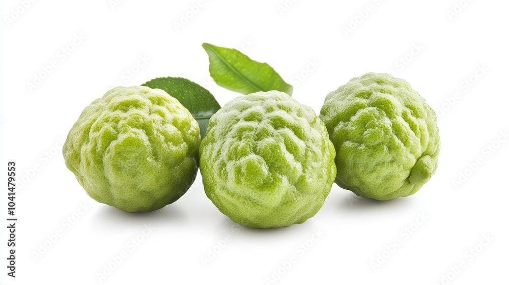 Fototapeta premium Bergamot fruit isolated on a white background