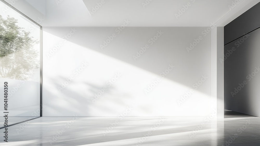 Minimalist White Room Filled with Natural Light Inspiring Limitless Creative Possibilities Minimalist White Room Filled with Natural Light Inspiring Limitless Creative Possibilities