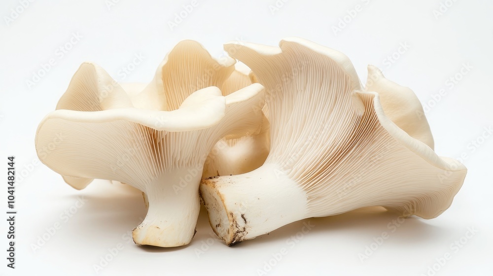 King Oyster mushroom on a white background King Oyster mushroom on a white background