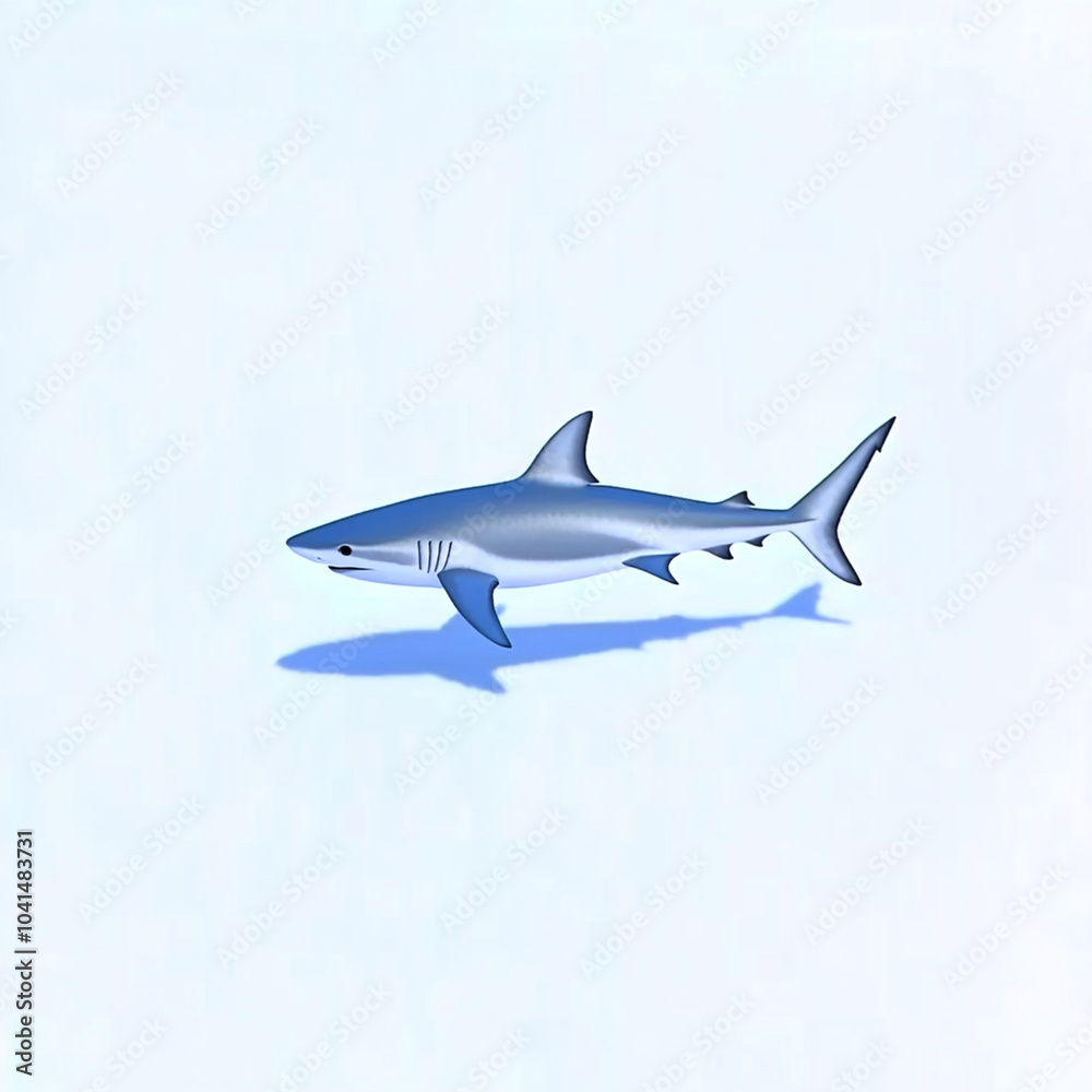 shark icon on white background, showcasing its sleek design and vibrant colors. This illustration captures essence of marine life beautifully shark icon on white background, showcasing its sleek design and vibrant colors. This illustration captures essence of marine life beautifully