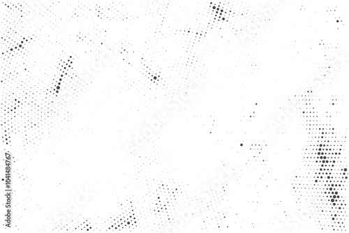 Black and white grunge halftone pattern texture background
