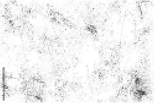 Black and white grunge halftone pattern texture background
