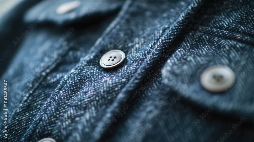 Close up of a stylish sustainable jacket crafted from organic materials highlighting its refined design and premium texture Close up of a stylish sustainable jacket crafted from organic materials highlighting its refined design and premium texture