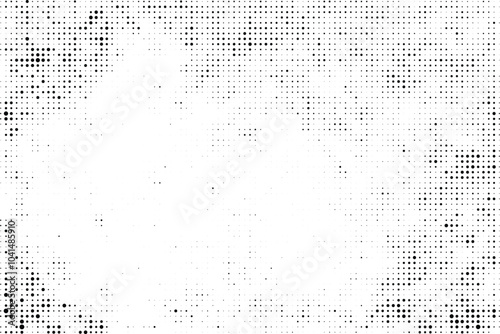 Black and white grunge halftone pattern texture background
