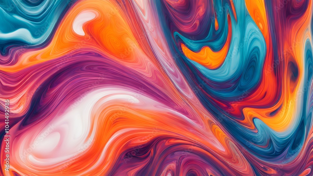Endless Waves of Colorful Swirls and Abstract Fluid Forms, Uniting Energetic Strokes and Soft Blends of Warmth and Coolness to Create a Visual Symphony of Motion (83) Endless Waves of Colorful Swirls and Abstract Fluid Forms, Uniting Energetic Strokes and Soft Blends of Warmth and Coolness to Create a Visual Symphony of Motion (83)