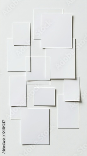 Abstract White Paper Composition