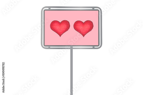 Rotes Herz  ich liebe dich