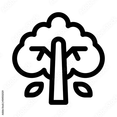 Tree line icon