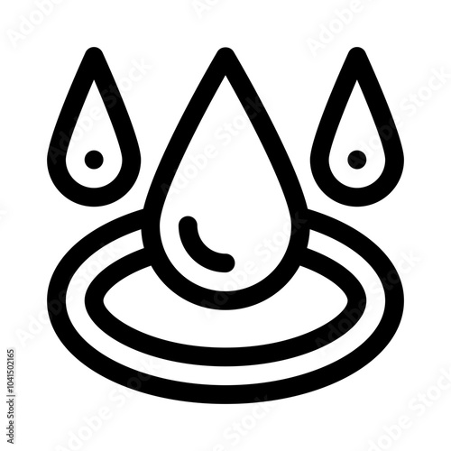 Water Drop line icon