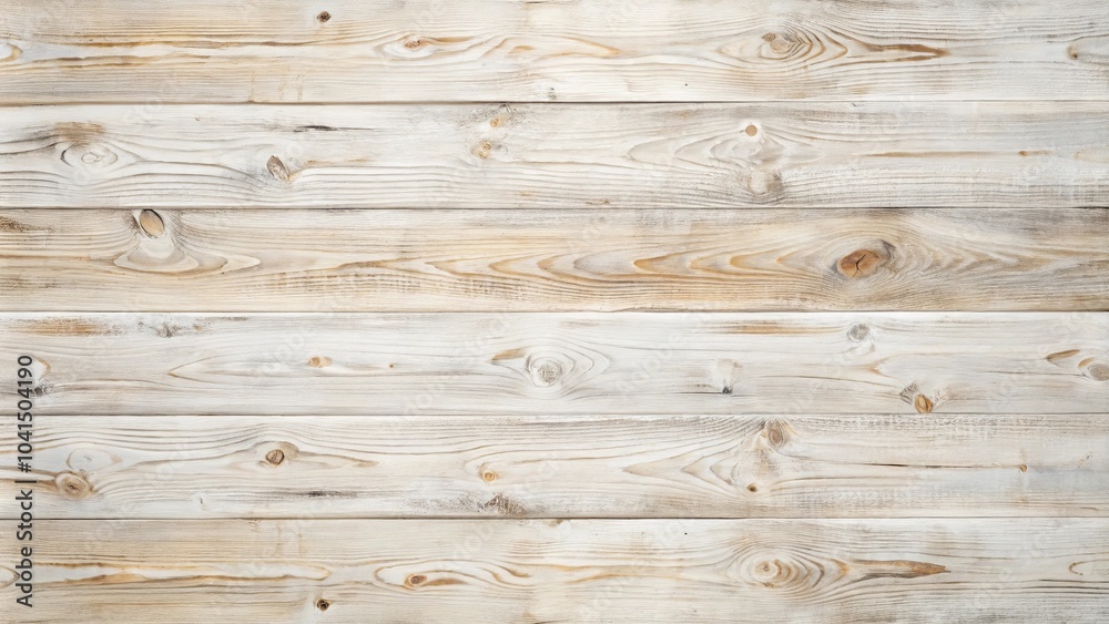 Obraz premium Pale Wood Plank Surface with Distinctive Grain Patterns