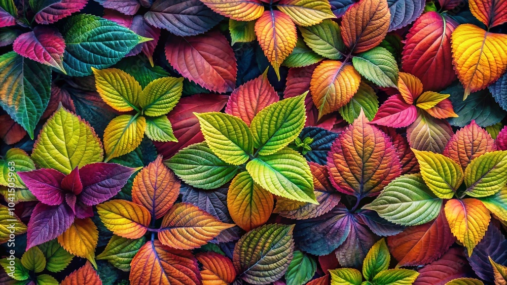 seamless pattern with colorful leaves seamless pattern with colorful leaves