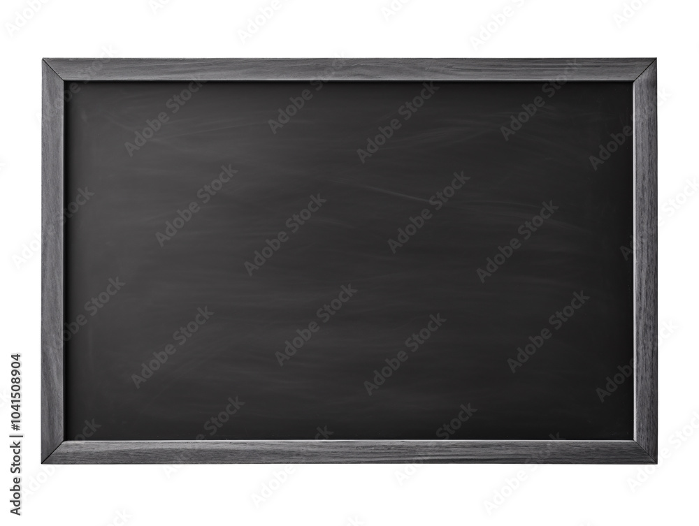 a blackboard with a wooden frame a blackboard with a wooden frame
