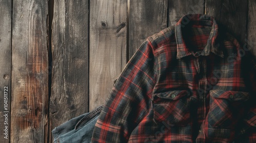 Cozy Flannel Shirt Arrangement photo