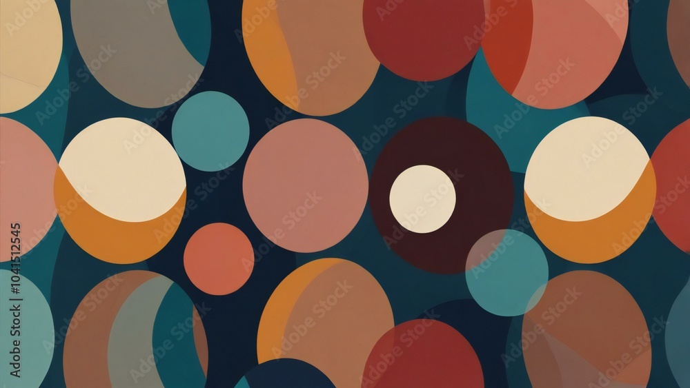 seamless pattern with circles seamless pattern with circles