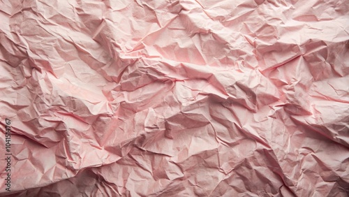 Wallpaper Mural Delicate Blush-Tinted Paper Crinkles, Forming Abstract Patterns of Gentle Curves and Subtle Light Play Torontodigital.ca