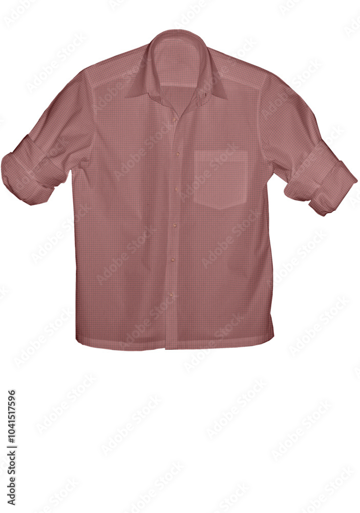 3D illustration men causal shirt 3D illustration men causal shirt