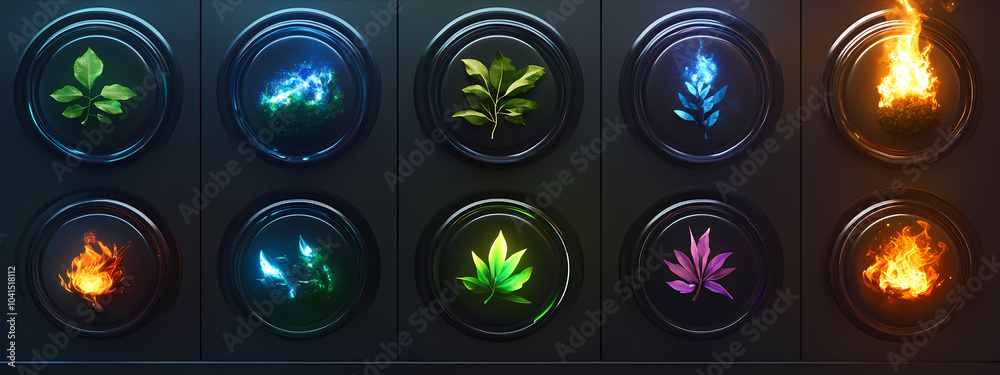 Nature-Inspired Tech Interface Nature-Inspired Tech Interface