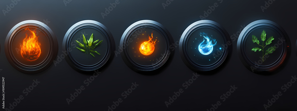 Minimalist Earth Element Interface