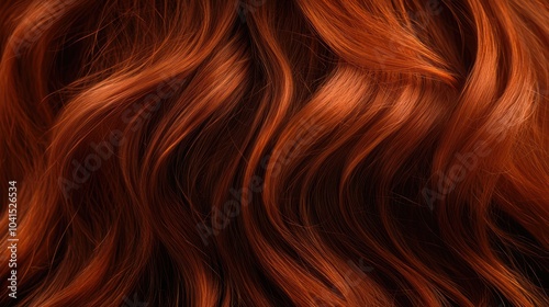 Close Up Of Long Red Hair