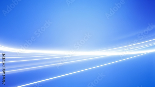 Dynamic Abstract Blue Gradient with White Streaks