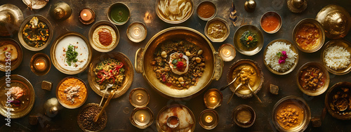 Vegetarian Indian Celebration Feast