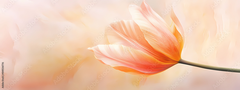 Abstract Tulip in Dreamlike Motion Abstract Tulip in Dreamlike Motion