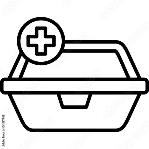Hygienic Lunch Box Icon