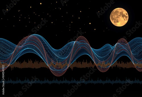 Waves of neural activity during different sleep stages