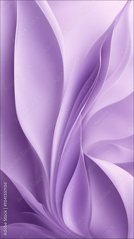 Obraz premium Lavender (Expectation, Purity)_ A calming abstract background of lavender petals in soft purples.