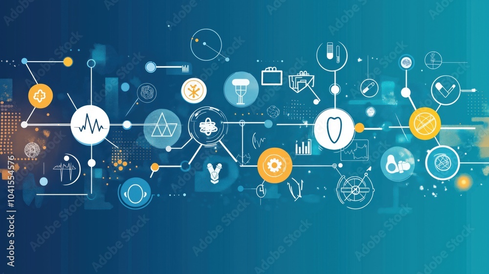 Obraz premium The Heart of Technology: A Digital Representation of Life's Essence