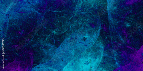 Artificial magic smoke in red with neon blue, purple light, smoke color isolated background for effect. Star field background Aquamarine and dark , blue and purple Cosmic nebula universe