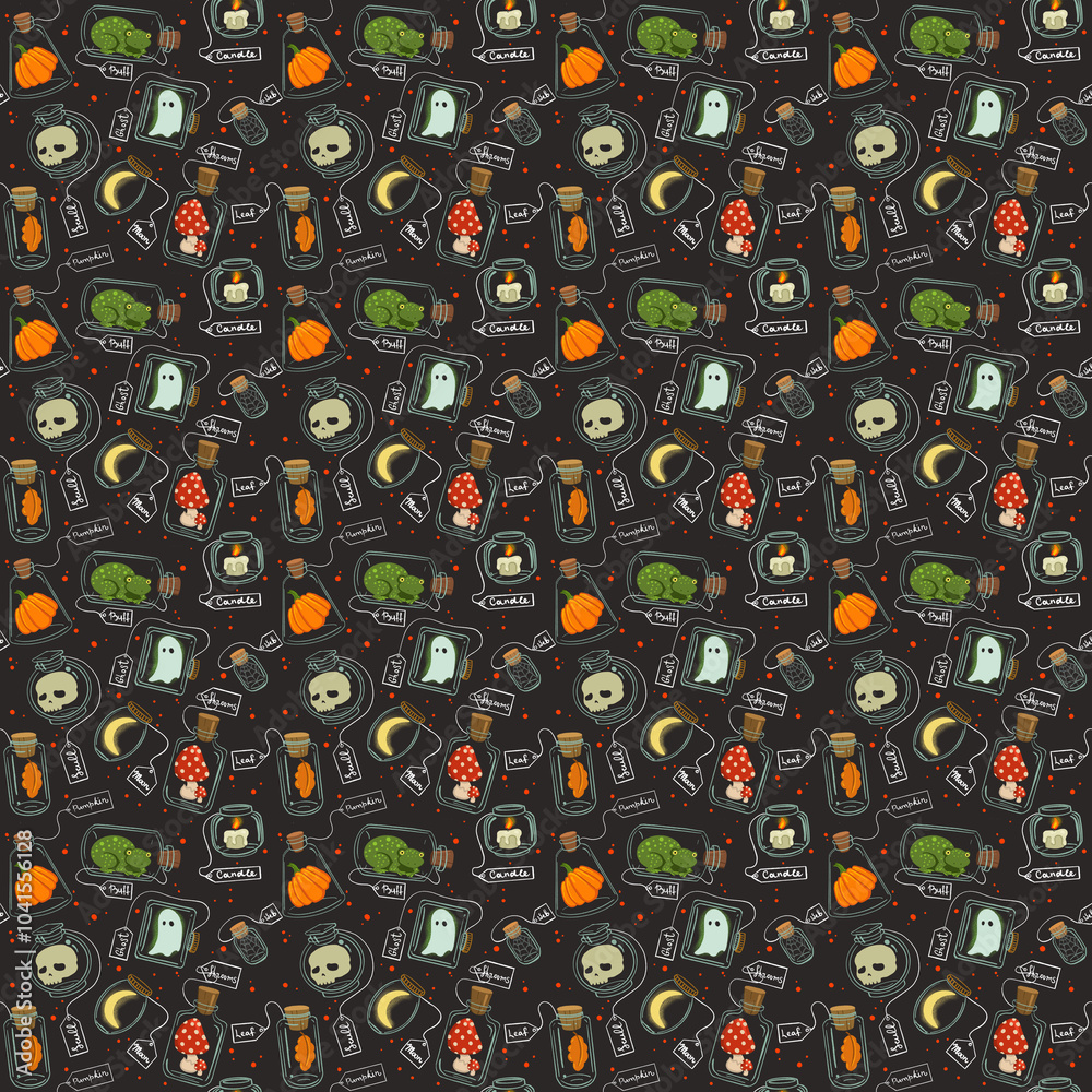 Halloween seamless pattern Halloween seamless pattern