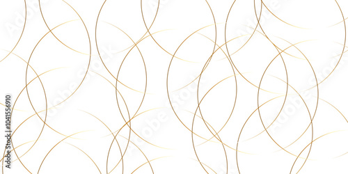modern minimalist art chaotic scribble golden lines with shadow. Seamless luxury geometric premium golden random line transparent background. geometric design created using digital net web line.