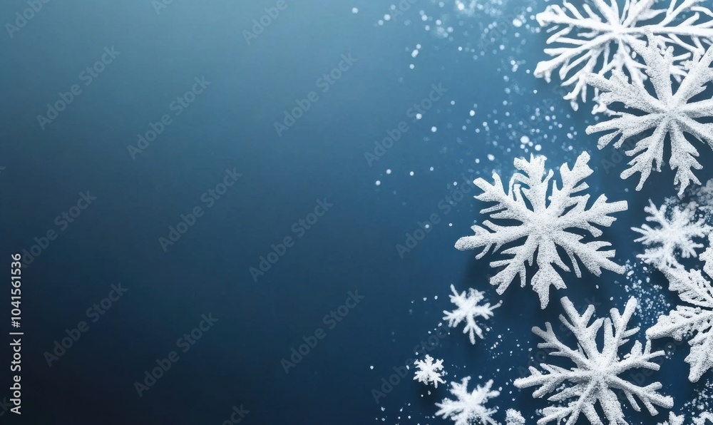 christmas background with snowflakes created christmas background with snowflakes created