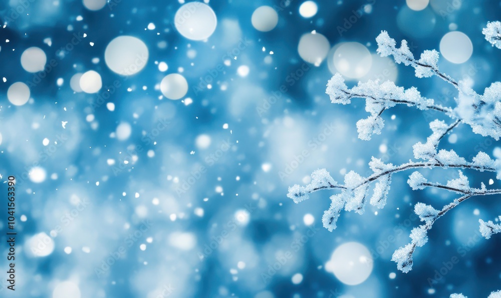 Snow background blue. Christmas snowfall with defocused flakes. Winter concept with falling snow. Holiday texture and white elements Snow background blue. Christmas snowfall with defocused flakes. Winter concept with falling snow. Holiday texture and white elements