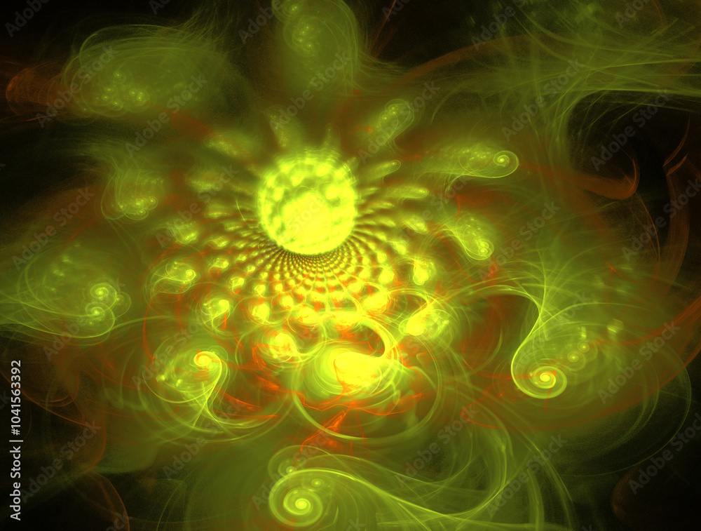 Obraz premium Imaginatory fractal abstract background Image