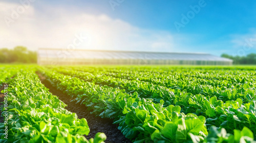 Modern Greenhouse for Sustainable Vegetable Production