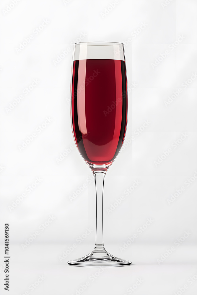 Red wine glass isolated on white background Red wine glass isolated on white background