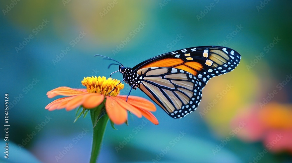 Fototapeta premium Monarch Butterfly on a Flower
