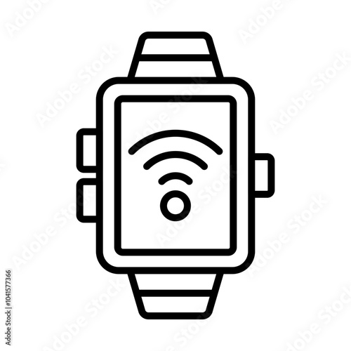 Wearable Technology line icon