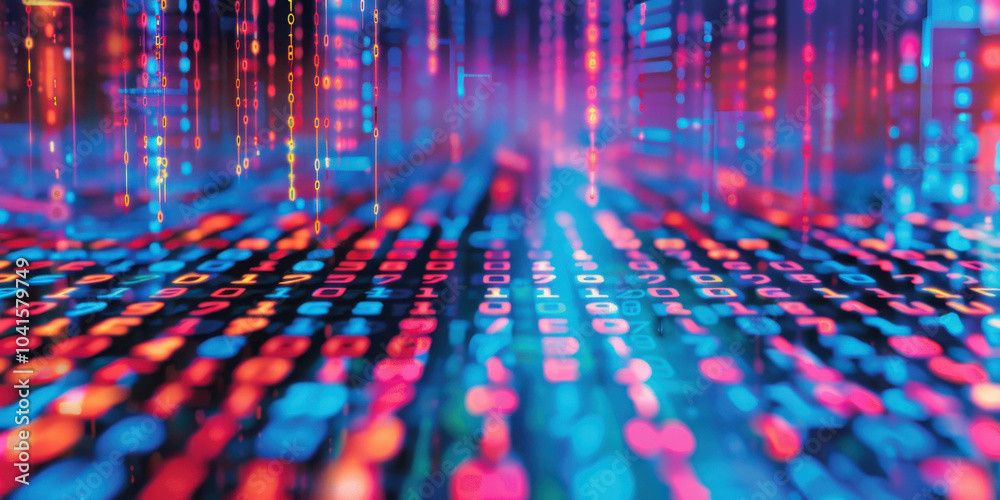 An abstract representation of colorful data streams, visualizing the flow of information in a digital landscape, emphasizing connectivity and technology. An abstract representation of colorful data streams, visualizing the flow of information in a digital landscape, emphasizing connectivity and technology.
