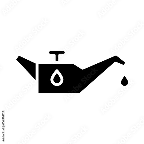 Oil Change glyph icon