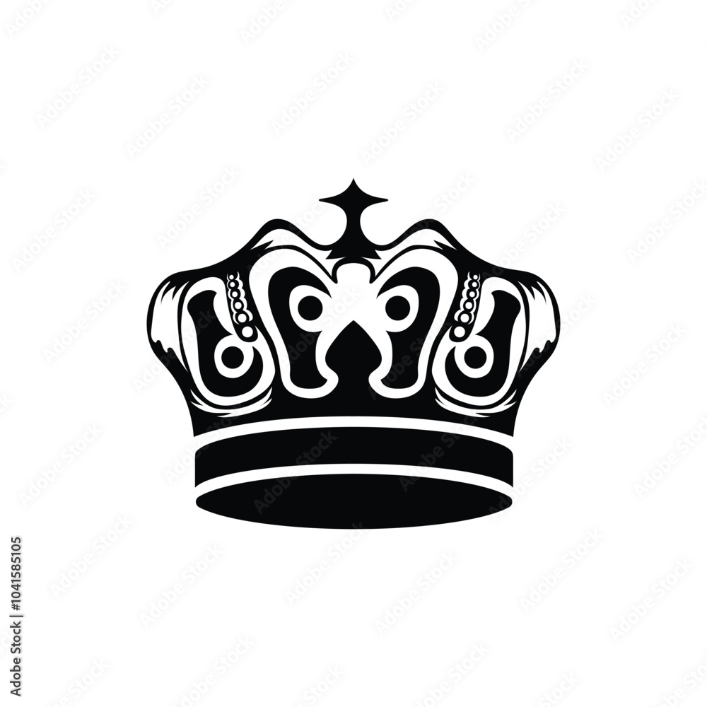 crown icon isolated on white background, Royal king crown queen princess tiara diadem prince crowns silhouette logo vector illustration crown icon isolated on white background, Royal king crown queen princess tiara diadem prince crowns silhouette logo vector illustration