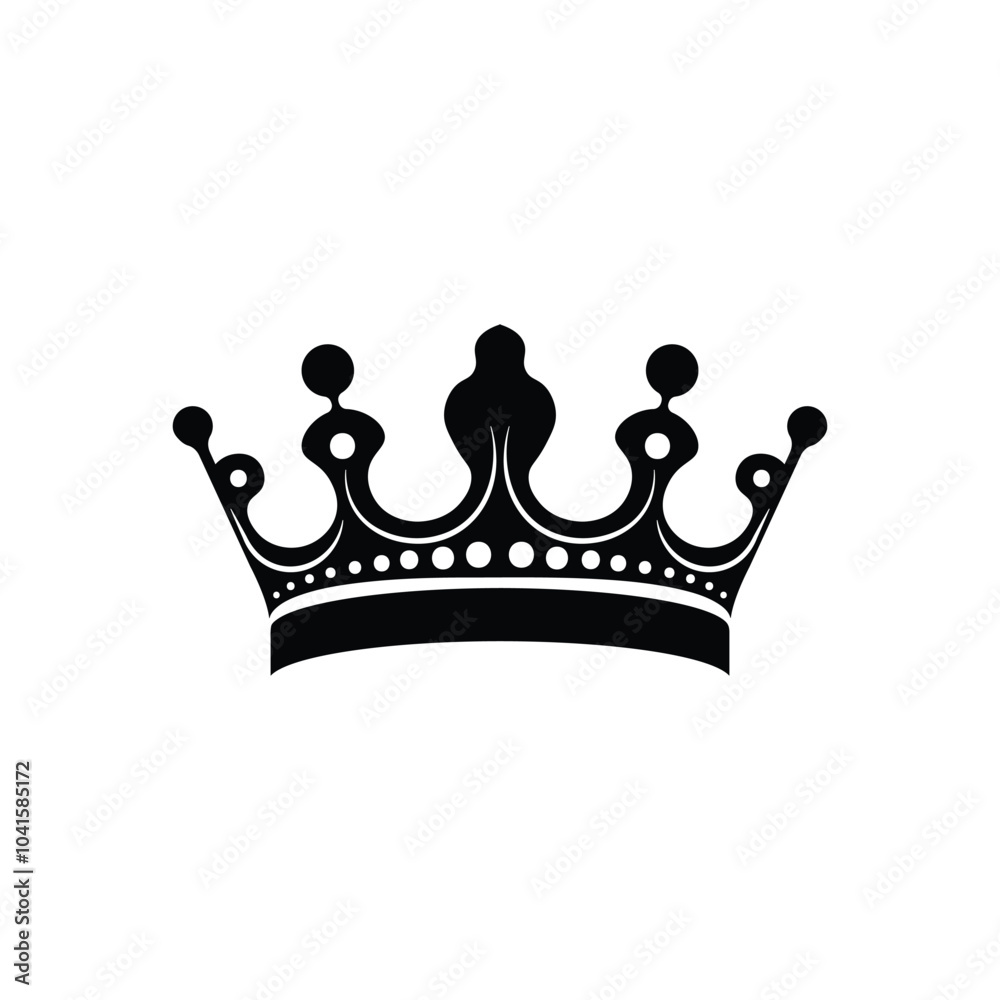 crown icon isolated on white background, Royal king crown queen princess tiara diadem prince crowns silhouette logo vector illustration crown icon isolated on white background, Royal king crown queen princess tiara diadem prince crowns silhouette logo vector illustration